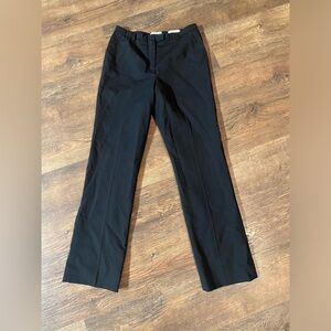 Pendleton Savvy Stretch black wool straight leg pants